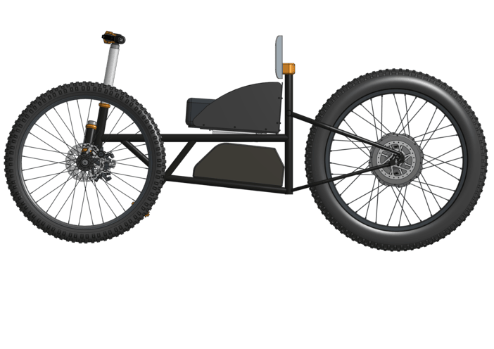 Profile diagram of the adaptive trail trike